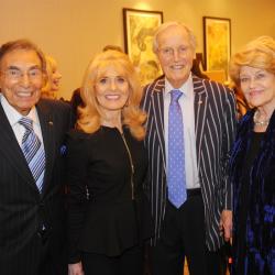 Michael Black, Julie Rogers, Nicholas Parsons and his wife Ann
